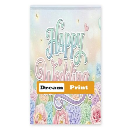 Custom Wedding Welcome Sign 90x152cm | Polyester (Made in USA)