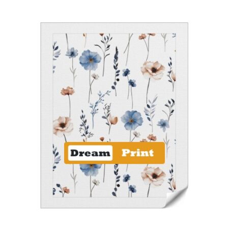 Frameless Canvas Print - 3:4 Vertical Ratio | Polyester (Made in USA)