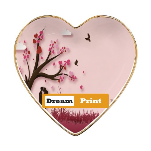 Heart Shaped Ceramic Jewelry Tray | Ceramic