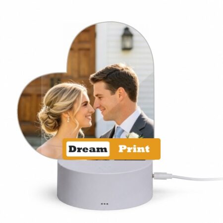 Heart Shaped Acrylic Night Light | Acrylic (Made in USA)