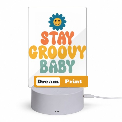 Vertical Acrylic Night Light | Acrylic Material (Made in USA)