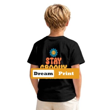 Kids Pure Cotton Short Sleeve - Back Print 180g | Cotton(Made in USA)